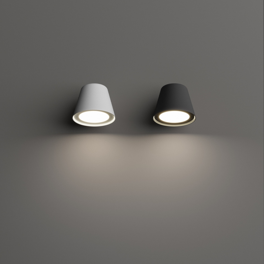 Ideal Lux - Exteriérové nástenné svietidlo GAS 1xGU10/28W/230V IP43 antracit