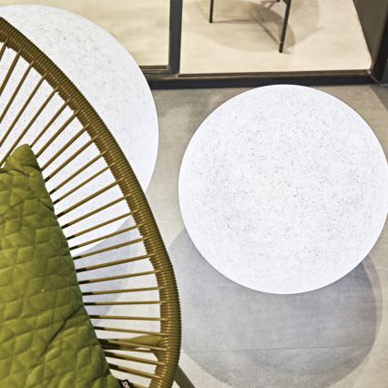 Ideal Lux - Exteriérové svietidlo DORIS 1xE27/60W/230V pr. 48 cm IP44 sivé