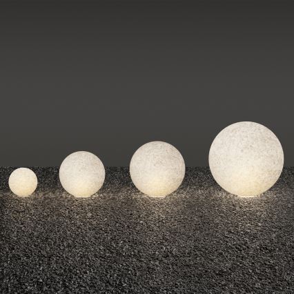 Ideal Lux - Exteriérové svietidlo DORIS 1xE27/60W/230V pr. 48 cm IP44 sivé