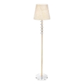 Ideal Lux - Krištáľová stojacia lampa QUEEN 1xE27/60W/230V zlatá