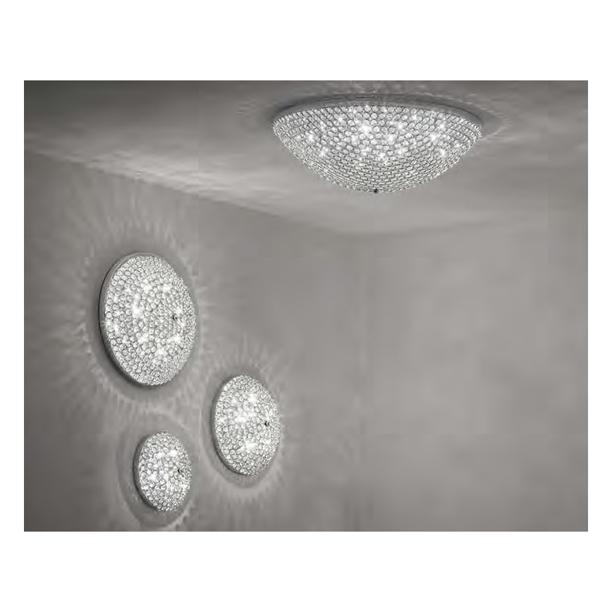 Ideal Lux 59112 -  Krištáľové stropné svietidlo ORION 2xG9/28W/230V