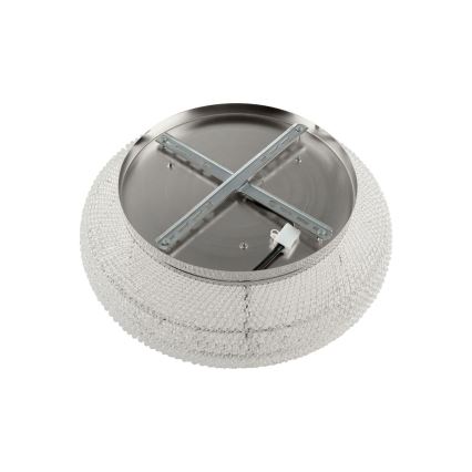 Ideal Lux - Krištáľové stropné svietidlo PASHA 10xE14/40W/230V pr. 55 lesklý chróm