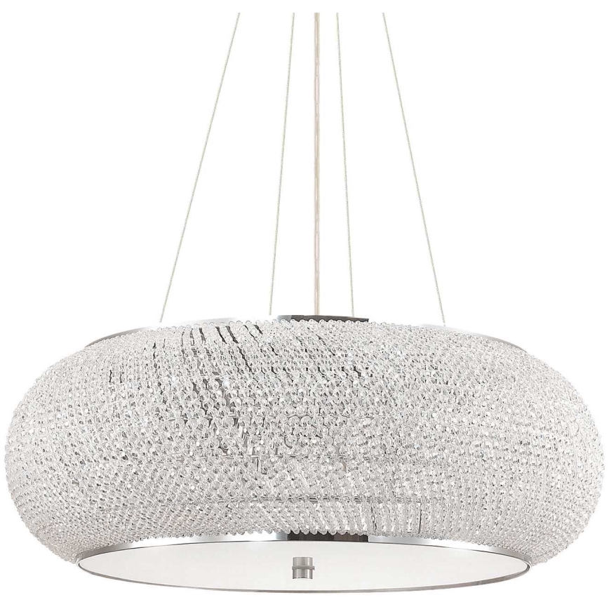 Ideal Lux - Krištáľový luster na lanku PASHA 14xE14/40W/230V pr. 65 cm lesklý chróm