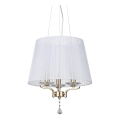 Ideal Lux - Krištáľový luster na lanku PEGASO 3xE14/28W/230V pr. 40 cm zlatá