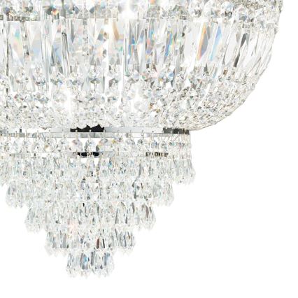 Ideal Lux - Krištáľový luster na reťazi DUBAI 10xE14/28W/230V pr. 52 cm lesklý chróm