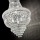 Ideal Lux - Krištáľový luster na reťazi DUBAI 10xE14/28W/230V pr. 52 cm lesklý chróm