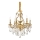 Ideal Lux - Krištáľový luster na reťazi GIOCONDA 6xE14/40W/230V pr. 62 cm zlatá