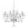 Ideal Lux - Krištáľový luster na reťazi NEGRESCO 8xE14/28W/230V pr. 73,5 cm číra