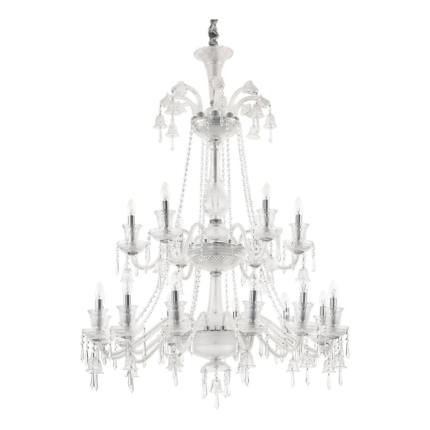 Ideal Lux - Krištáľový luster na reťazi REDENTORE 18xE14/40W/230V pr. 102 cm číra