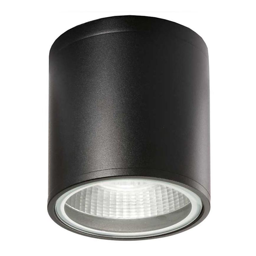 Ideal Lux - Kúpeľňové bodové svietidlo GUN 1xGU10/28W/230V IP44 čierna