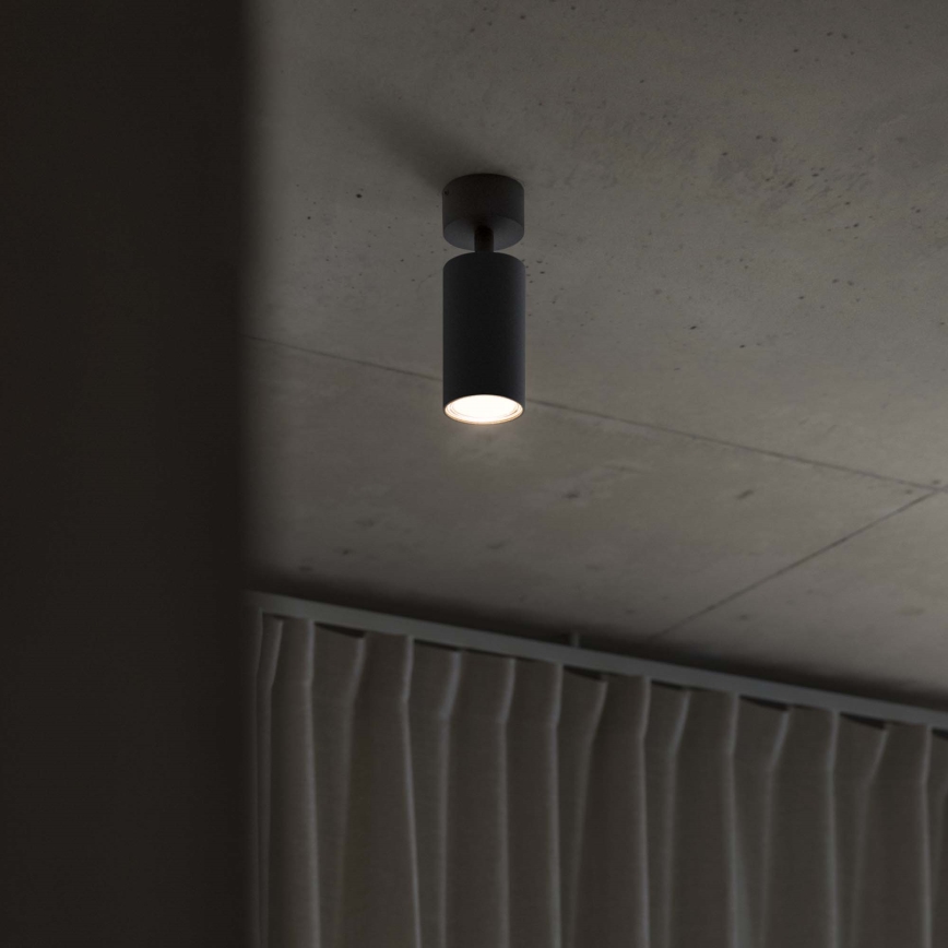 Ideal Lux - LED bodové svietidlo DYNAMITE 1xGU10/7W/230V CRI 90 čierne