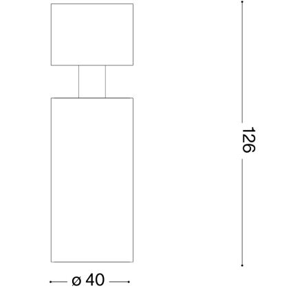 Ideal Lux - LED bodové svietidlo DYNAMITE 1xGU10/7W/230V CRI 90 mosadz