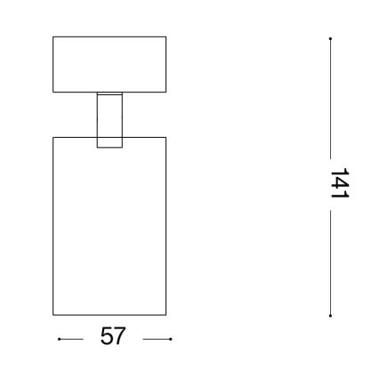 Ideal Lux - LED bodové svietidlo DYNAMITE 1xGU10/7W/230V CRI 90 mosadz