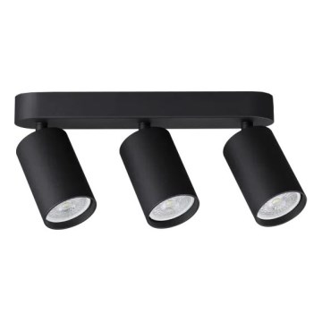 Ideal Lux - LED bodové svietidlo DYNAMITE 3xGU10/7W/230V CRI 90 čierna