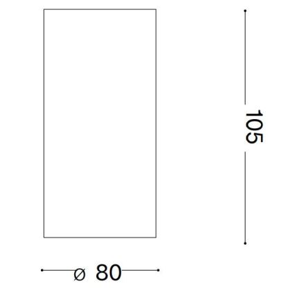 Ideal Lux - LED Bodové svietidlo NITRO LED/10W/230V pr. 8 cm CRI 90 čierna