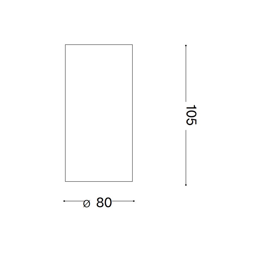 Ideal Lux - LED Bodové svietidlo NITRO LED/10W/230V pr. 8 cm CRI 90 čierna