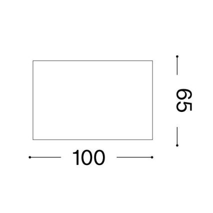 Ideal Lux - LED bodové svietidlo SPIKE 1xGX53/9W/230V 10x10 cm zlaté