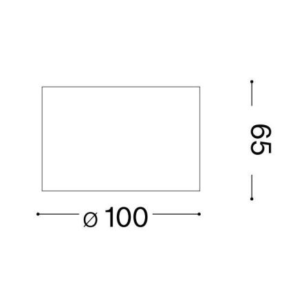 Ideal Lux - LED Bodové svietidlo SPIKE 1xGX53/9W/230V biela