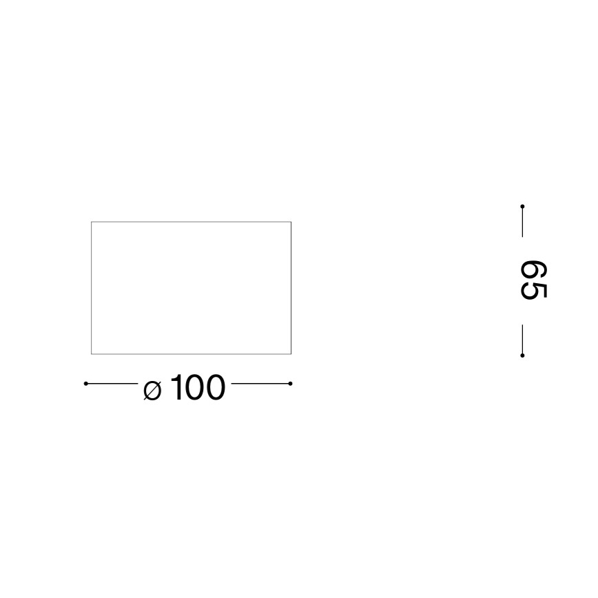Ideal Lux - LED bodové svietidlo SPIKE 1xGX53/9W/230V priemer 10 cm lesklý chróm