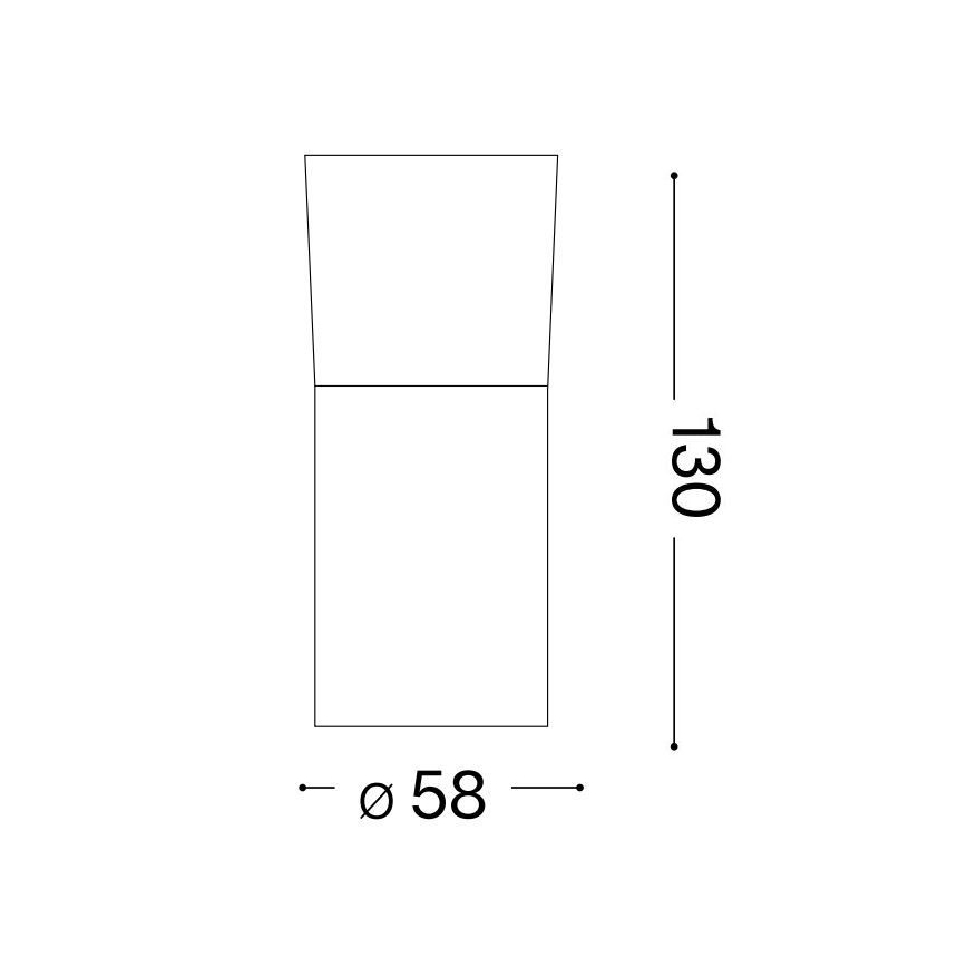 Ideal Lux - LED Bodové svietidlo TOBY 1xGU10/7W/230V CRI 90 biela