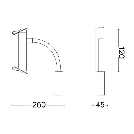 Ideal Lux - LED Flexibilná lampička IO LED/3W/230V CRI 90 biela
