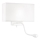 Ideal Lux - LED Flexibilná nástenná lampa HOTEL 1xE27/60W/230V + LED/1,5W biela