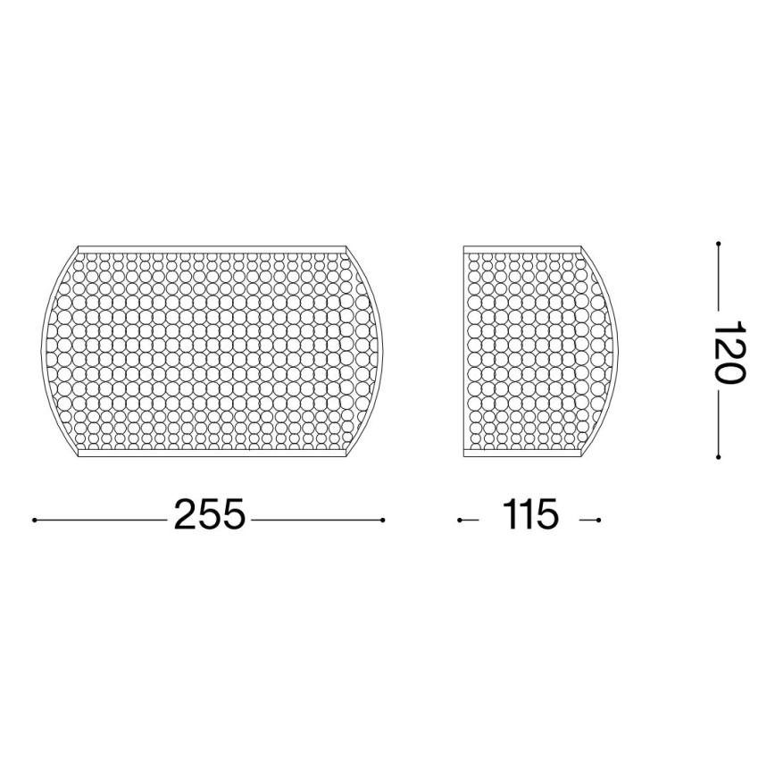 Ideal Lux - LED Krištáľové nástenné svietidlo PASHA 3xG9/3W/230V lesklý chróm