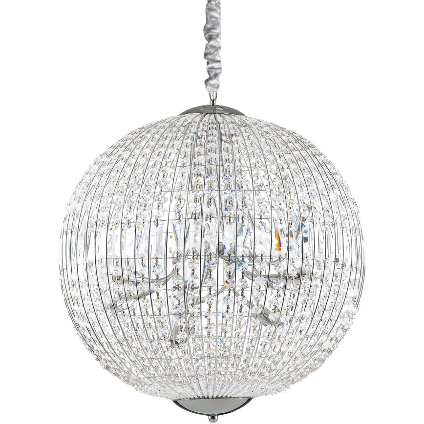 Ideal Lux - LED Krištáľový luster na reťazi LUXOR 12xG9/3W/230V pr. 60 cm číra