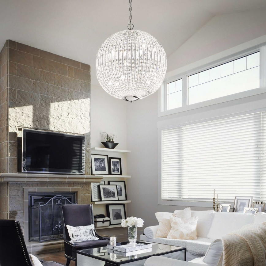Ideal Lux - LED Krištáľový luster na reťazi LUXOR 8xG9/3W/230V pr. 50 cm číra