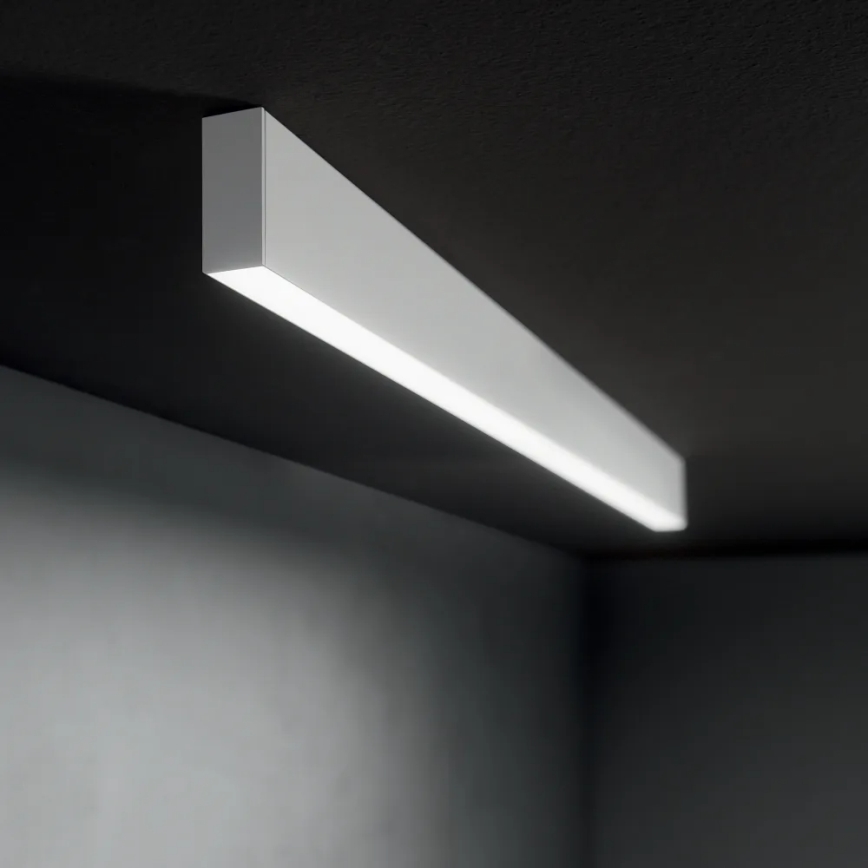 Ideal Lux - LED luster na lane STEEL LED/29W/230V 3000K CRI 90 120 cm biela