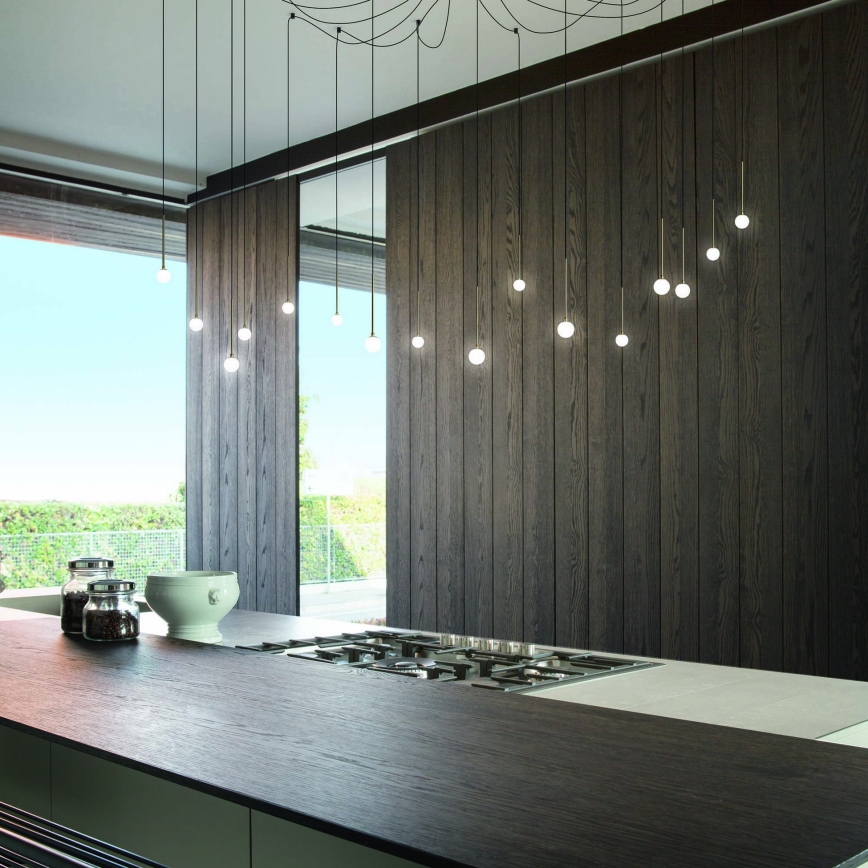 Ideal Lux - LED luster na lankách LUCCIOLA 16xLED/16W/230V CRI 90 pavúk čierny