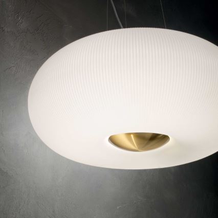 Ideal Lux - LED Luster na lanku ARIZONA 5xGX53/9W/230V pr. 52 cm biela
