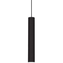Ideal Lux - LED Luster na lanku do lištového systému LOOK 1xGU10/7W/230V CRI90 čierna
