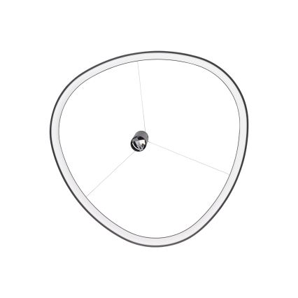 Ideal Lux - LED luster na lanku GEMINI LED/47W/230V 2700K pr. 61 cm CRI 90 čierna