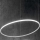 Ideal Lux - LED Luster na lanku HULAHOOP LED/39W/230V 3000K pr. 81,5 cm CRI 90 biela