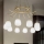 Ideal Lux - LED Luster na lanku KAROUSEL 10xG9/3W/230V pr. 82,5 cm mosadz