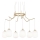 Ideal Lux - LED Luster na lanku KAROUSEL 6xG9/3W/230V pr. 72 cm mosadz