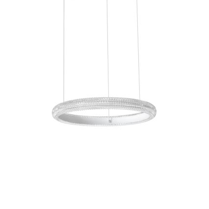 Ideal Lux - LED Luster na lanku MIRACLE LED/25W/230V pr. 40 cm CRI 90 matný chróm