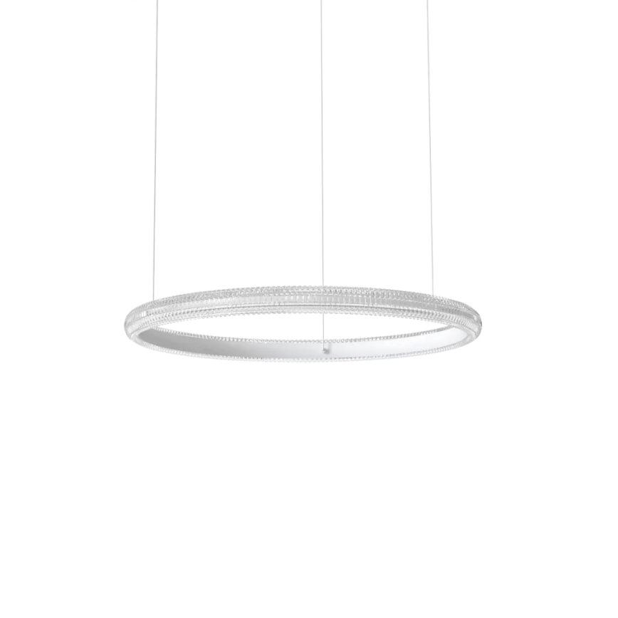 Ideal Lux - LED Luster na lanku MIRACLE LED/37W/230V pr. 60 cm CRI 90 matný chróm