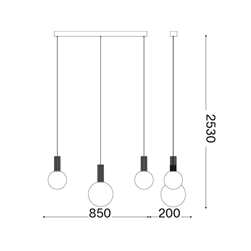 Ideal Lux - LED luster na lanku ODEON LED/20W/230V CRI 90 béžová/biela