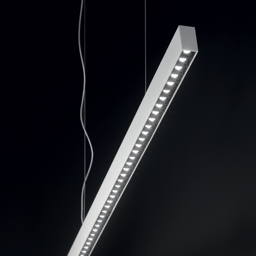 Ideal Lux - LED Luster na lanku OFFICE LED/30W/230V 4000K CRI 90 biela