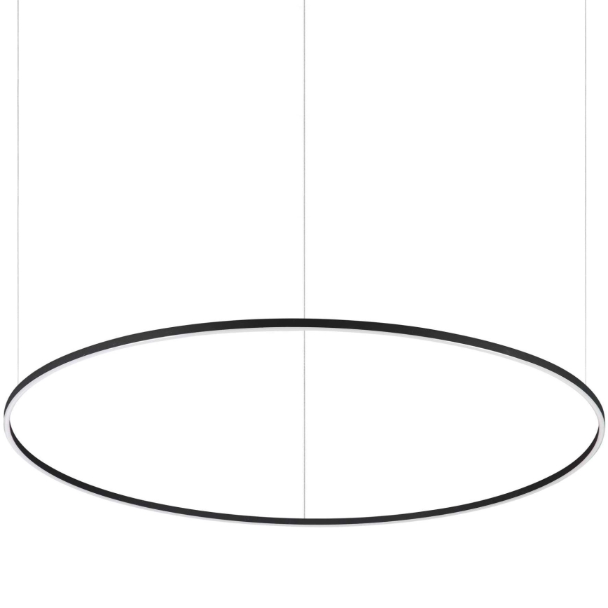 Ideal Lux - LED Luster na lanku ORACLE LED/89W/230V 3000K pr. 150 cm čierna