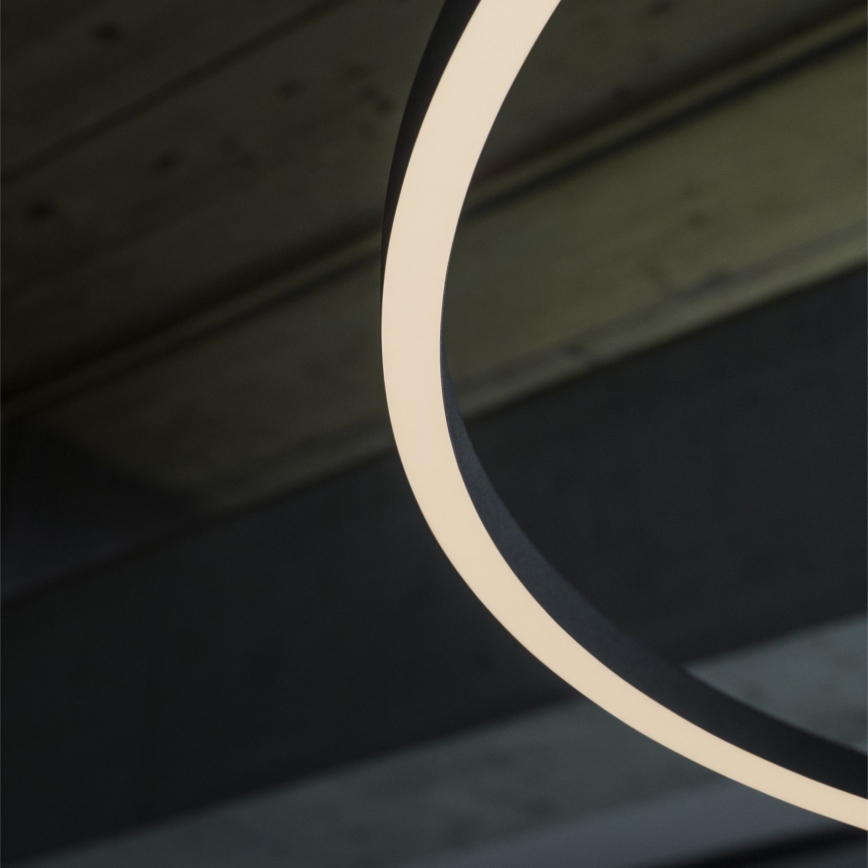 Ideal Lux - LED Luster na lanku ORACLE LED/89W/230V 3000K pr. 150 cm čierna