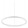 Ideal Lux - LED Luster na lanku ORACLE SLIM LED/32W/230V 3000K pr. 50 cm biela