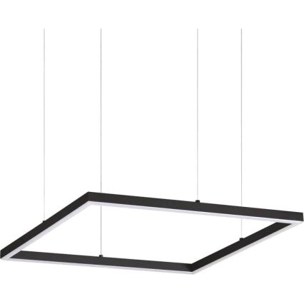 Ideal Lux - LED závesné svietidlo na lankách ORACLE SLIM LED/33W/230V 3000K CRI 90 50x50 cm čierne