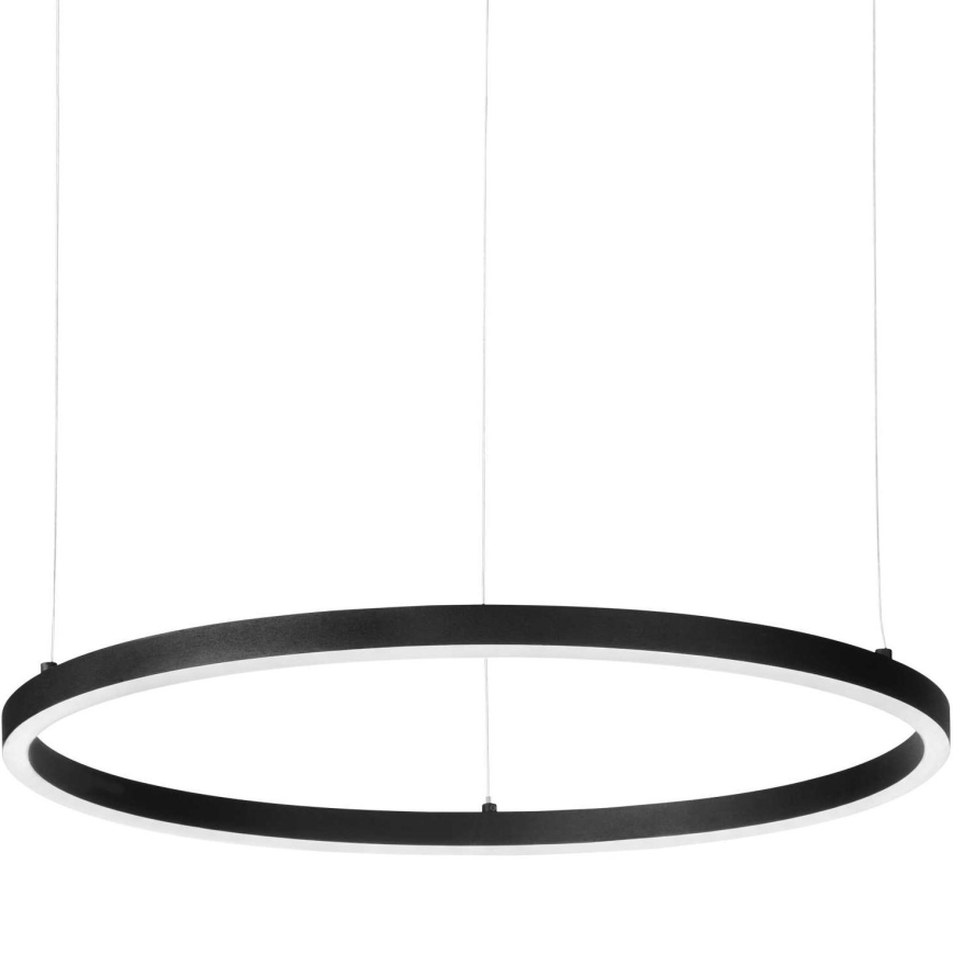 Ideal Lux - LED Luster na lanku ORACLE SLIM LED/38W/230V 4000K pr. 70 cm čierna