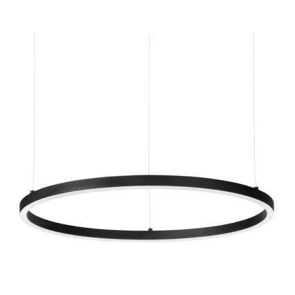 Ideal Lux - LED Stmievateľný luster na lanku ORACLE SLIM LED/39W/230V 3000K pr. 70 cm čierna
