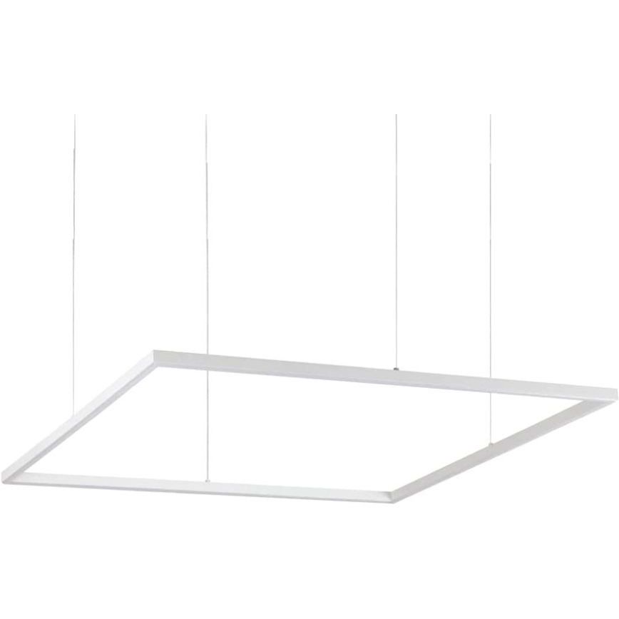 Ideal Lux - LED Luster na lanku ORACLE SLIM LED/53W/230V 3000K 90x90 cm biela