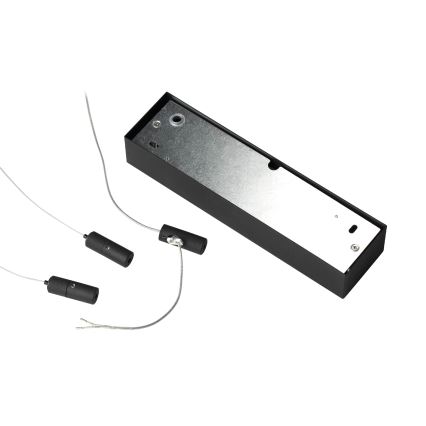 Ideal Lux - LED Luster na lanku ORACLE SLIM LED/53W/230V 3000K 90x90 cm čierna