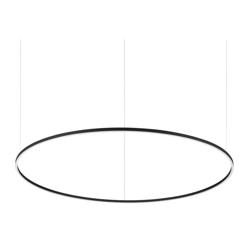 Ideal Lux - Stmievaný LED závesný luster ORACLE SLIM LED/77W/230V 3000K CRI 90 pr. 150 cm čierny